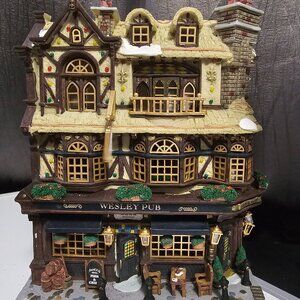 Lemax Essex Street Facade Wesley Pub #45099